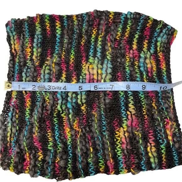 Cowl, gator, neck warmer, hand knit handcrafted, merino wool, hand wash dry flat - Picture 2 of 3